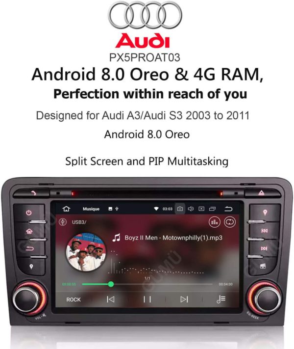 Autoradio GPS Audi A3 (2003-2013)